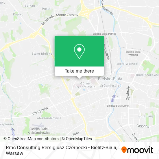 Карта Rmc Consulting Remigiusz Czernecki - Bielitz-Biala