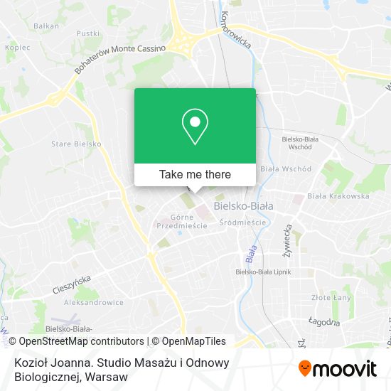 Kozioł Joanna. Studio Masażu i Odnowy Biologicznej map