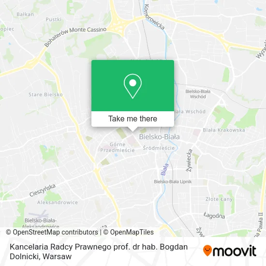 Карта Kancelaria Radcy Prawnego prof. dr hab. Bogdan Dolnicki