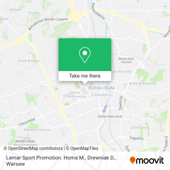 Lemar Sport Promotion. Homa M., Drewniak D. map