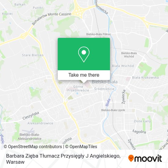 Barbara Zięba Tłumacz Przysięgły J Angielskiego map