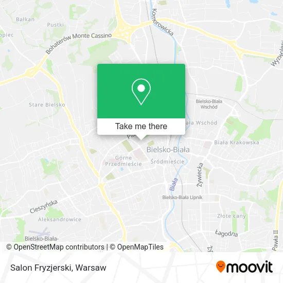 Карта Salon Fryzjerski