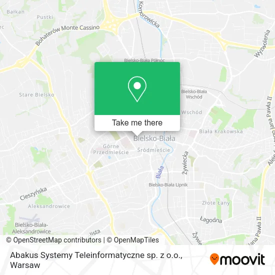 Карта Abakus Systemy Teleinformatyczne sp. z o.o.