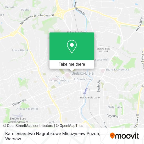 Kamieniarstwo Nagrobkowe Mieczysław Puzoń map