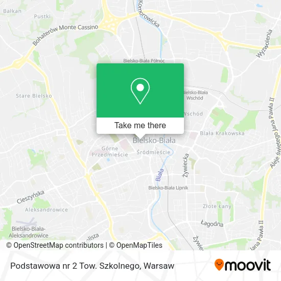 Podstawowa nr 2 Tow. Szkolnego map