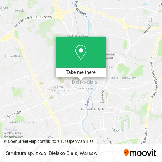 Карта Struktura sp. z o.o. Bielsko-Biała