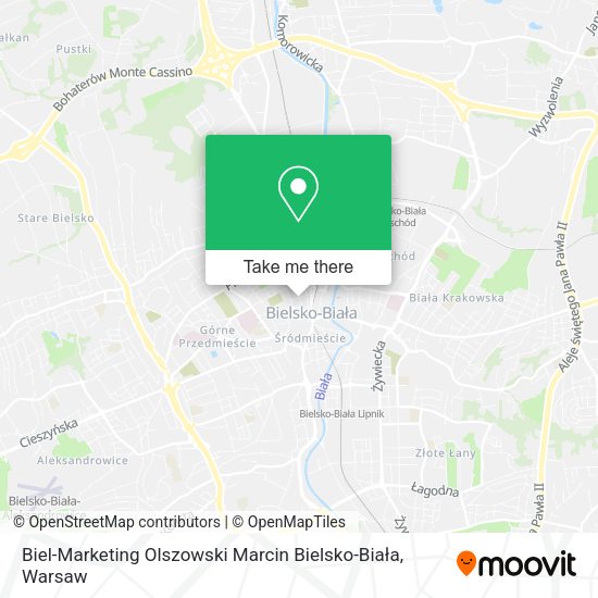 Biel-Marketing Olszowski Marcin Bielsko-Biała map