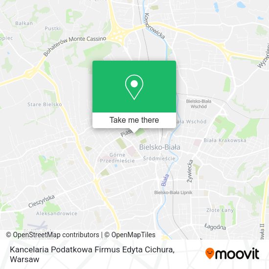 Kancelaria Podatkowa Firmus Edyta Cichura map