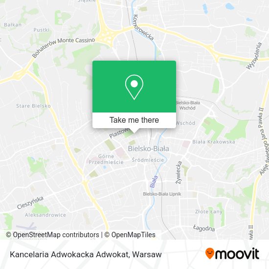 Kancelaria Adwokacka Adwokat map