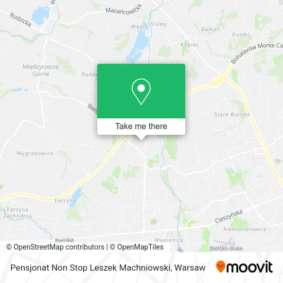 Pensjonat Non Stop Leszek Machniowski map