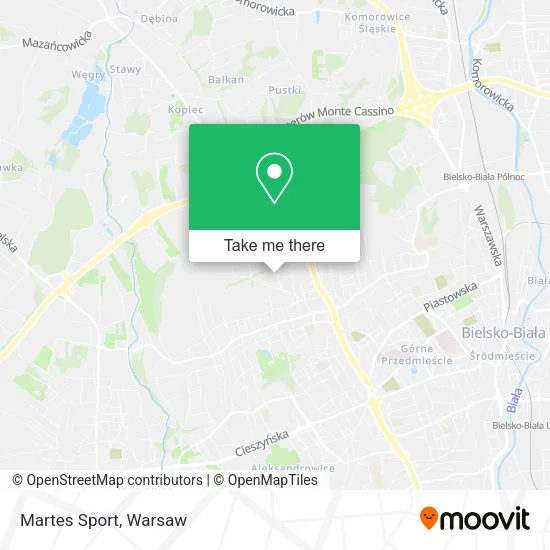 Карта Martes Sport