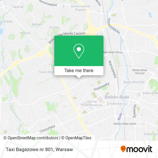 Taxi Bagazowe nr 801 map