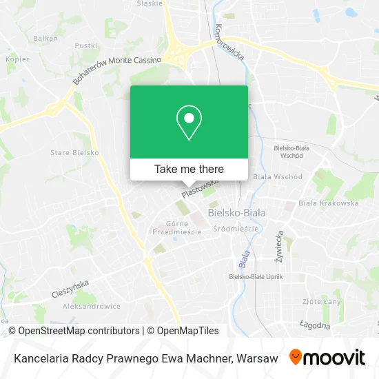 Карта Kancelaria Radcy Prawnego Ewa Machner