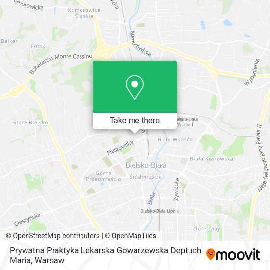 Prywatna Praktyka Lekarska Gowarzewska Deptuch Maria map