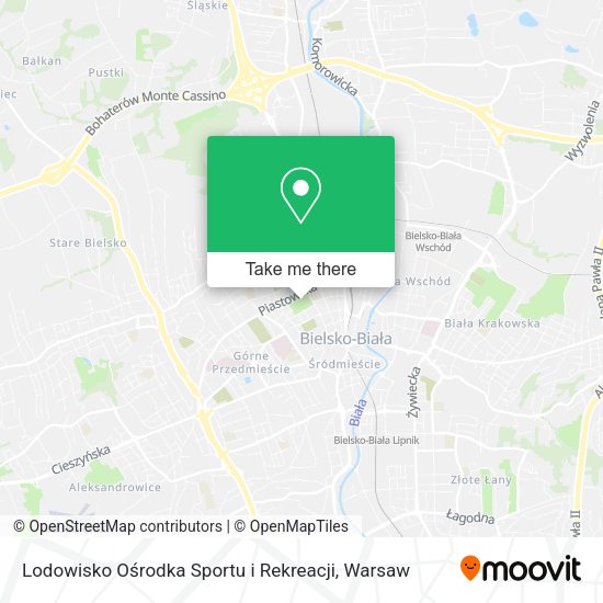 Lodowisko Ośrodka Sportu i Rekreacji map