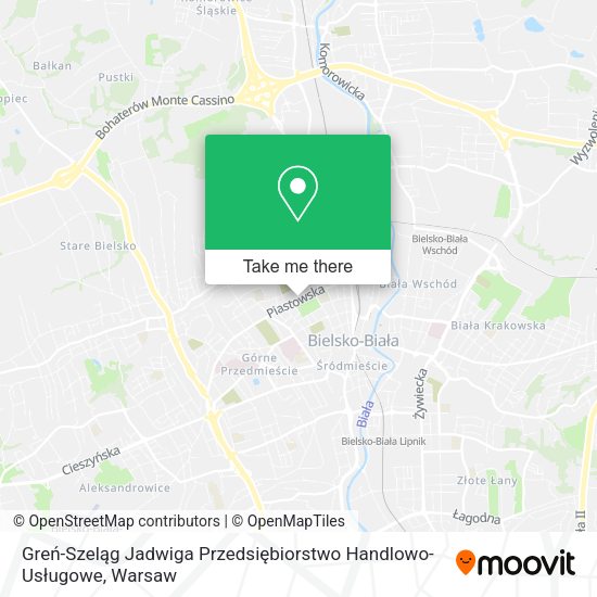 Greń-Szeląg Jadwiga Przedsiębiorstwo Handlowo-Usługowe map