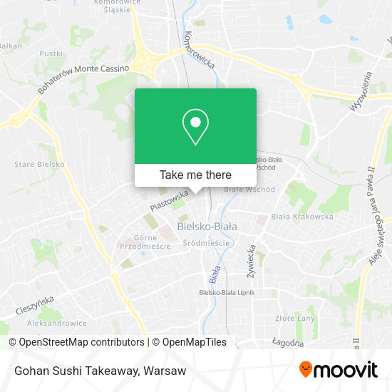 Gohan Sushi Takeaway map