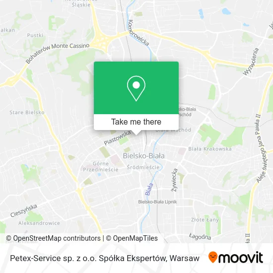 Карта Petex-Service sp. z o.o. Spółka Ekspertów