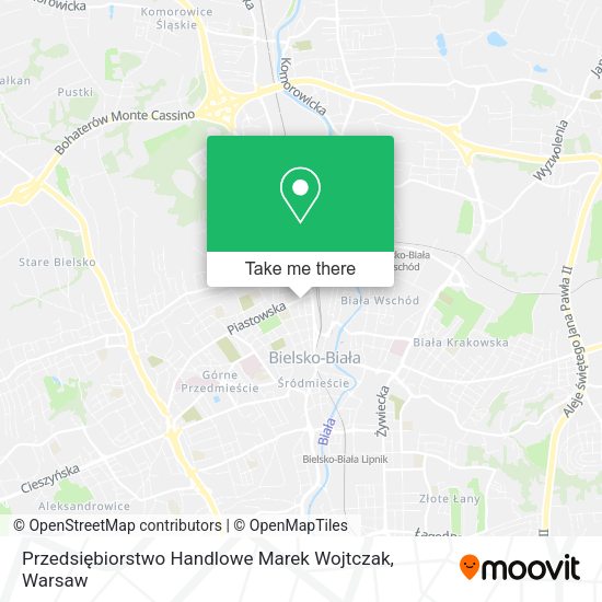 Przedsiębiorstwo Handlowe Marek Wojtczak map