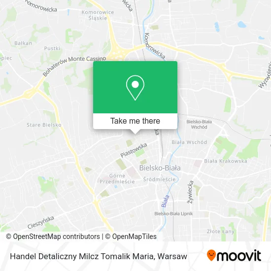 Карта Handel Detaliczny Milcz Tomalik Maria
