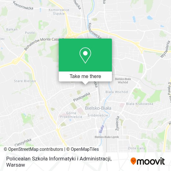 Policealan Szkoła Informatyki i Administracji map