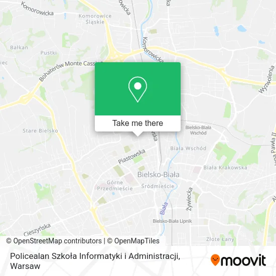 Карта Policealan Szkoła Informatyki i Administracji