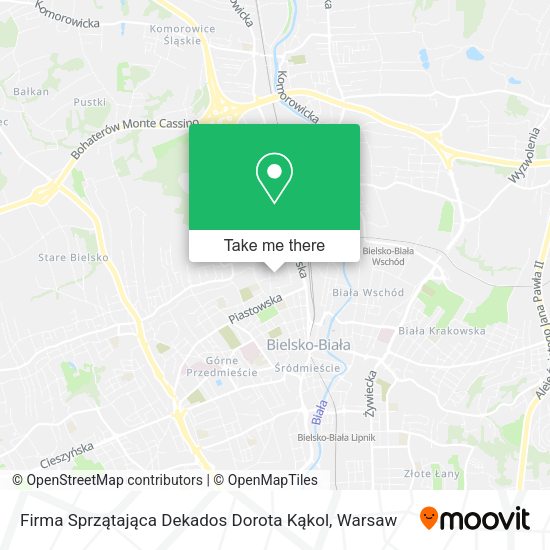 Firma Sprzątająca Dekados Dorota Kąkol map