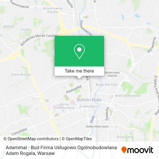 Adammal - Bud Firma Usługowo Ogólnobudowlana Adam Rogala map