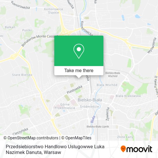 Przedsiebiorstwo Handlowo Uslugowwe Luka Nazimek Danuta map