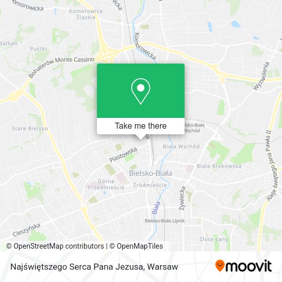 Najświętszego Serca Pana Jezusa map