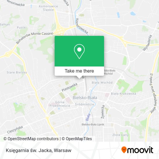 Księgarnia św. Jacka map