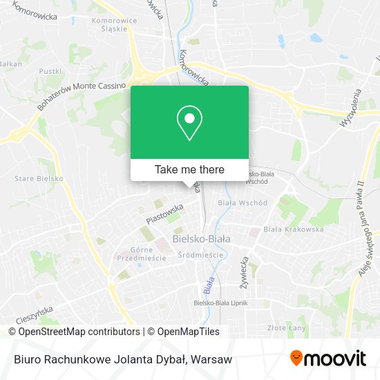 Biuro Rachunkowe Jolanta Dybał map