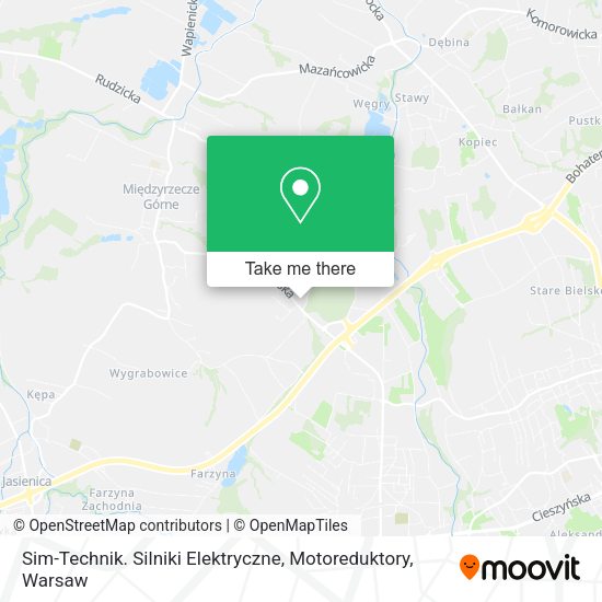 Sim-Technik. Silniki Elektryczne, Motoreduktory map