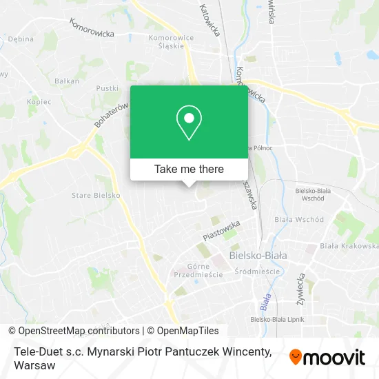 Карта Tele-Duet s.c. Mynarski Piotr Pantuczek Wincenty