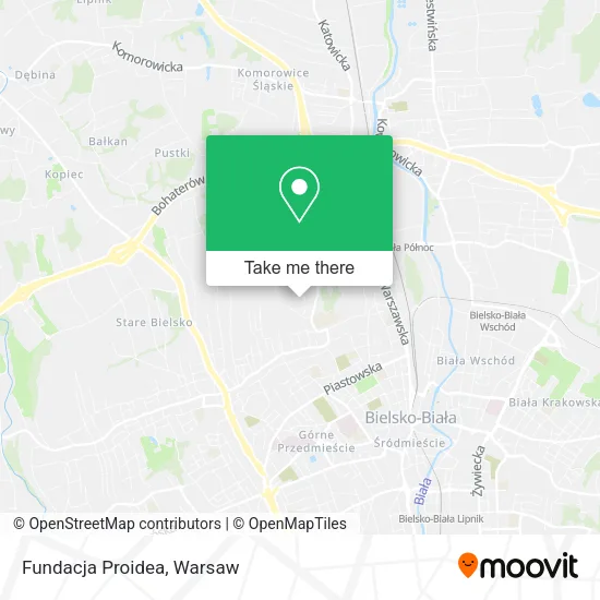 Fundacja Proidea map