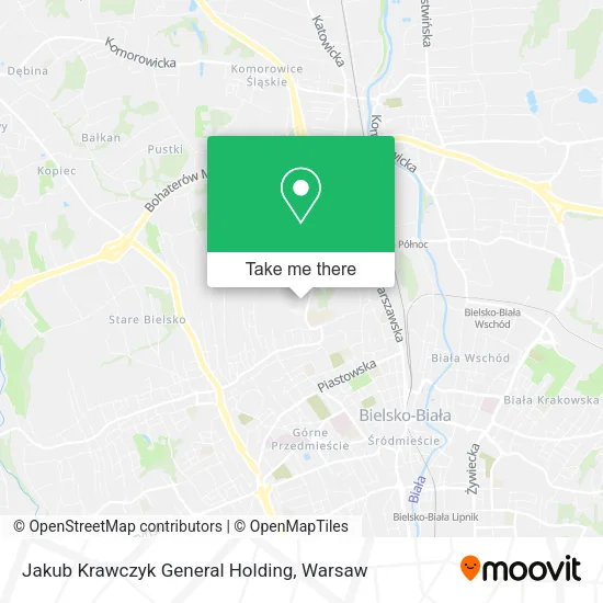 Карта Jakub Krawczyk General Holding