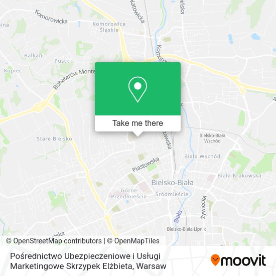 Pośrednictwo Ubezpieczeniowe i Usługi Marketingowe Skrzypek Elżbieta map