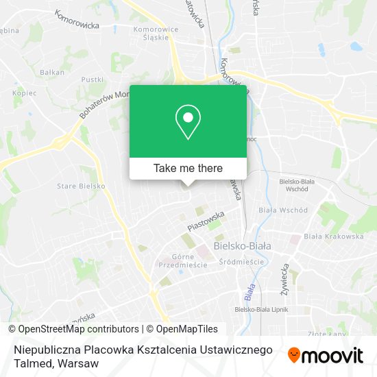 Niepubliczna Placowka Ksztalcenia Ustawicznego Talmed map