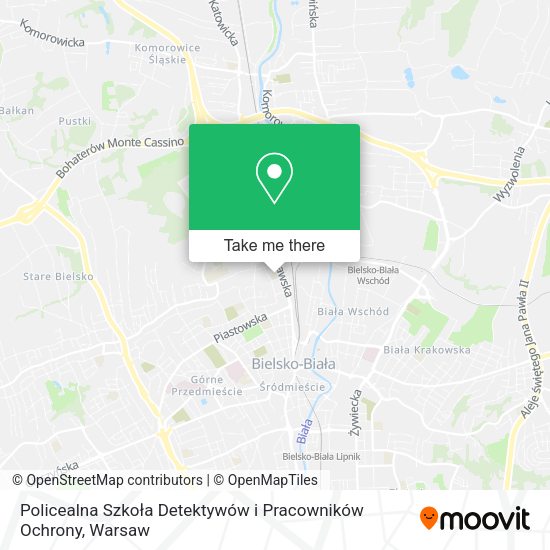 Policealna Szkoła Detektywów i Pracowników Ochrony map