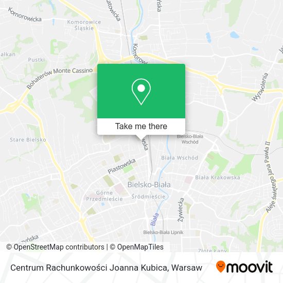 Centrum Rachunkowości Joanna Kubica map