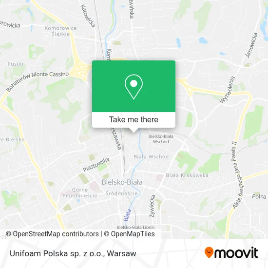 Карта Unifoam Polska sp. z o.o.