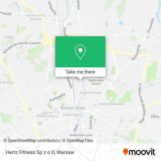 Hertz Fitness Sp z o O map