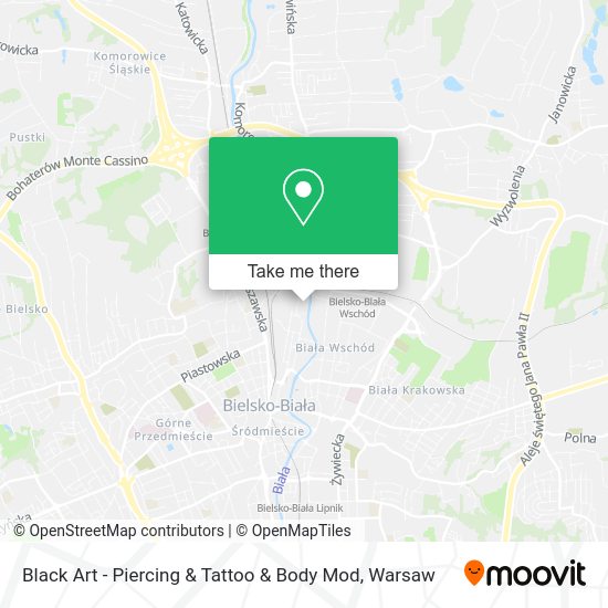 Black Art - Piercing & Tattoo & Body Mod map