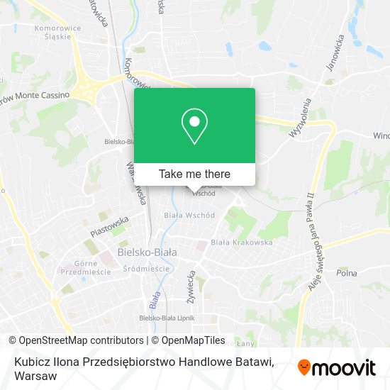 Kubicz Ilona Przedsiębiorstwo Handlowe Batawi map