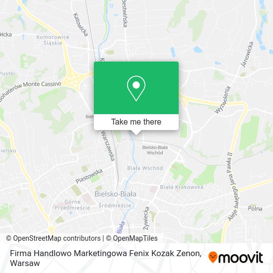 Firma Handlowo Marketingowa Fenix Kozak Zenon map