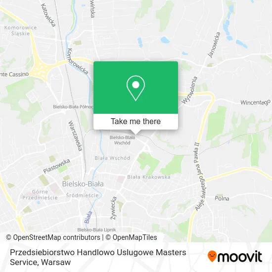 Карта Przedsiebiorstwo Handlowo Uslugowe Masters Service