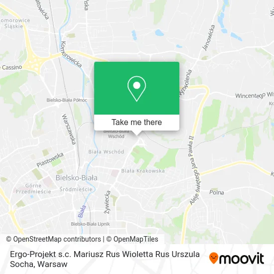 Карта Ergo-Projekt s.c. Mariusz Rus Wioletta Rus Urszula Socha