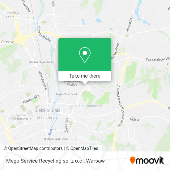 Карта Mega Service Recycling sp. z o.o.