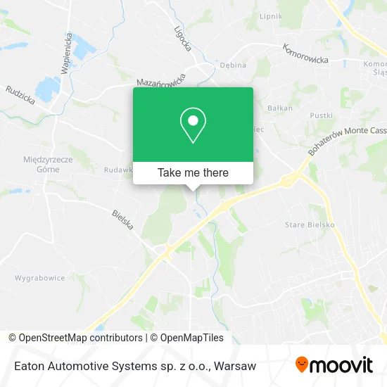 Карта Eaton Automotive Systems sp. z o.o.