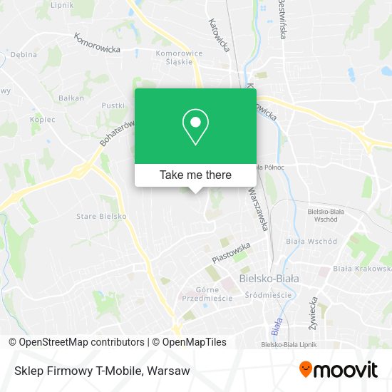 Sklep Firmowy T-Mobile map